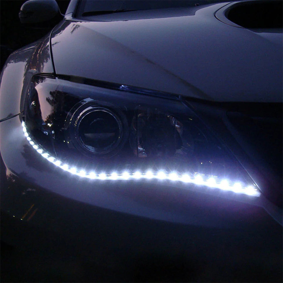 Waterproof 12V LED Strip Lights for Car & Motorcycle – 12"/15" DC Underbody Accent Lighting Kit (Multi-Pack)