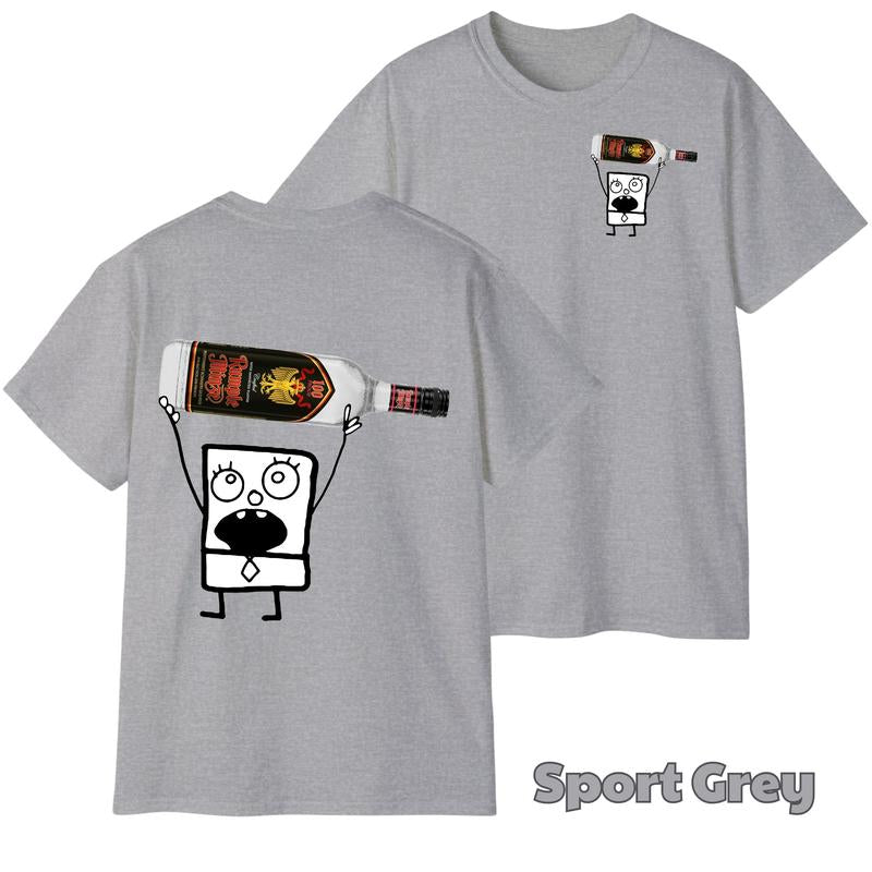 Doodlebob Rumple Minze 2-Sided Shirt for Men & Women - Cotton Crew Neck Unisex Top, Perfect Gift for All