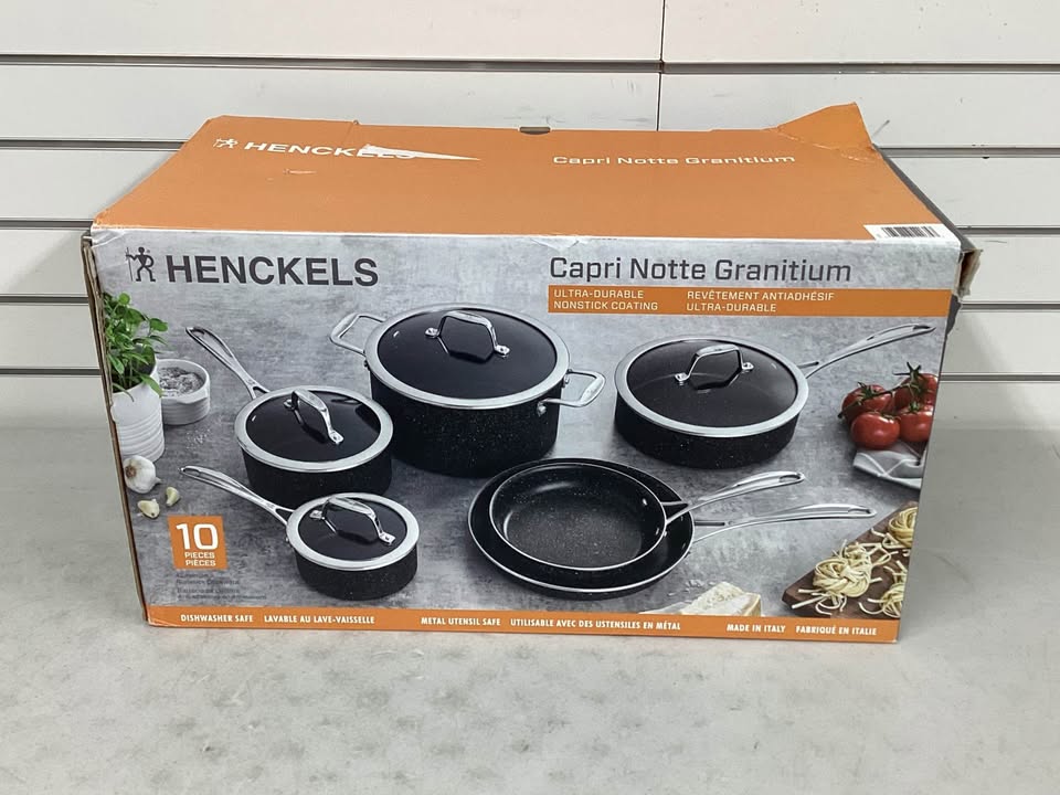 Henckels Capri Notte 10-Piece Nonstick Granitium Cookware Set