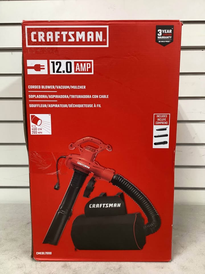 CRAFTSMAN Backpack Leaf Blower/Vacuum/Mulcher