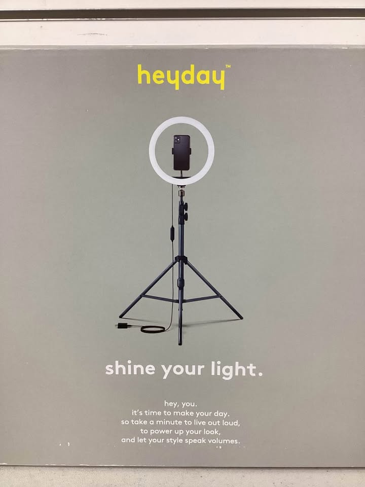 heyday 12" RGB Ring Light with Tripod
