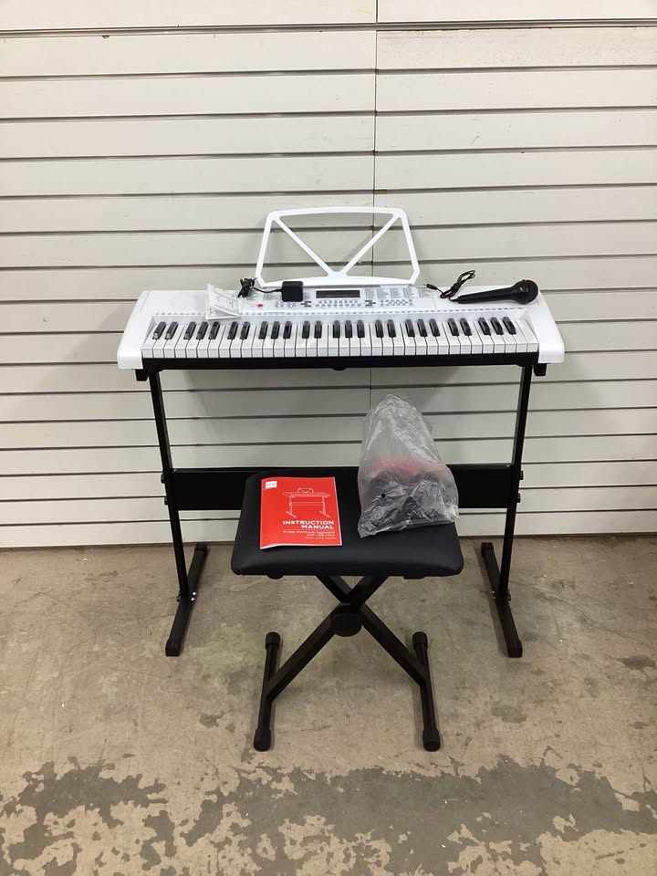 Best Choice Products 61-Key Beginners Complete Electronic Keyboard Piano Set w/ LCD Screen Brand