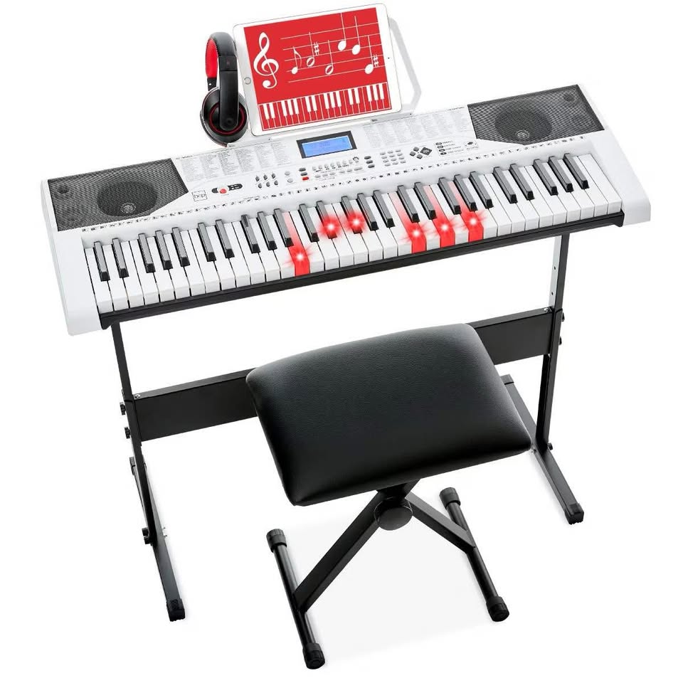 Best Choice Products 61-Key Beginners Complete Electronic Keyboard Piano Set w/ LCD Screen Brand