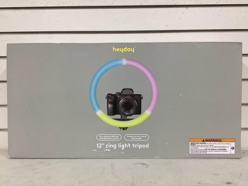 heyday 12" RGB Ring Light with Tripod