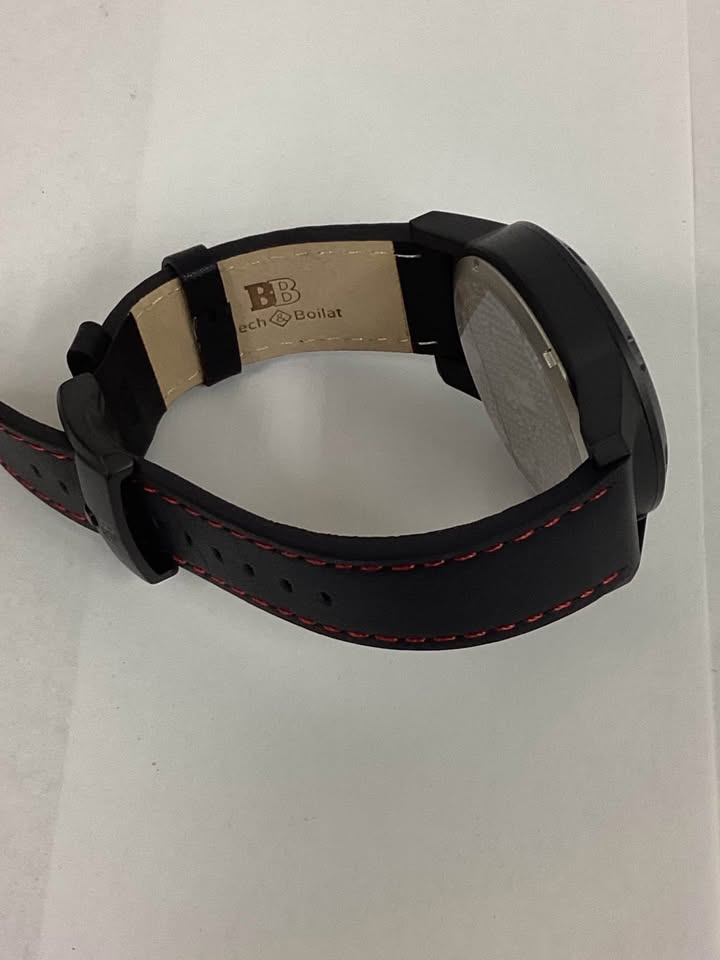 Buech & Boilat Baracchi Men’s Swiss Chronograph, textured multi-level dial and Sapphire crystal