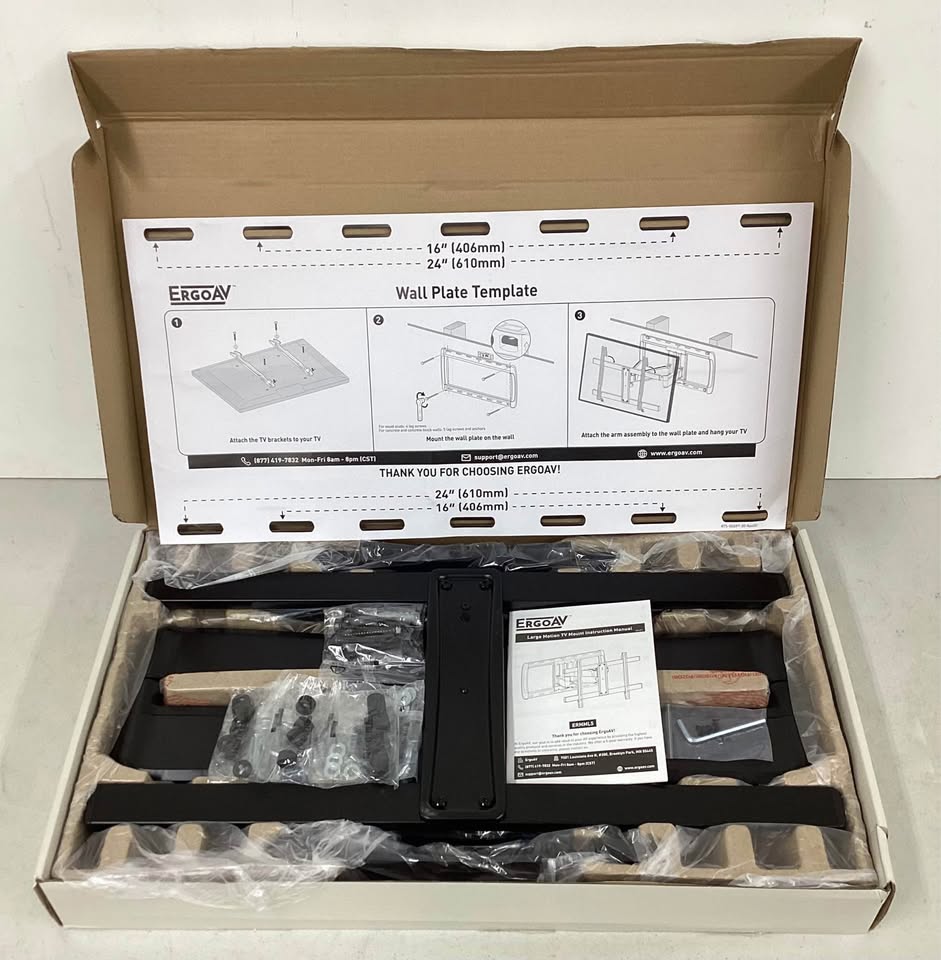 ErgoAV Large Motion TV Mount 42"- 90"TVs