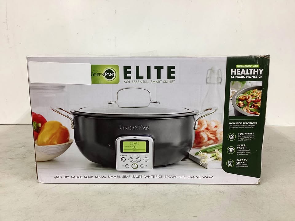 GreenPan 6qt Elite Slow Cooker & Smart Skillet