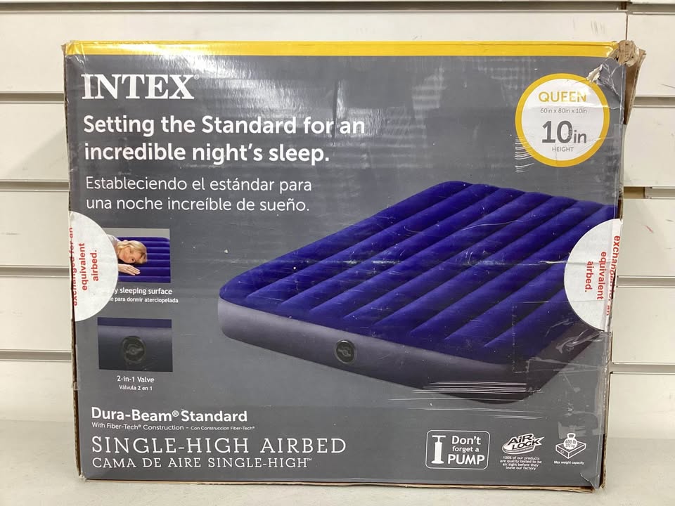 Intex Durabeam 10" Queen Size Air Mattress