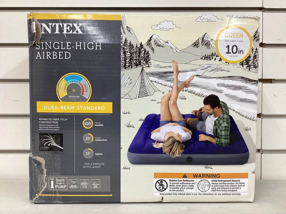 Intex Durabeam 10" Queen Size Air Mattress