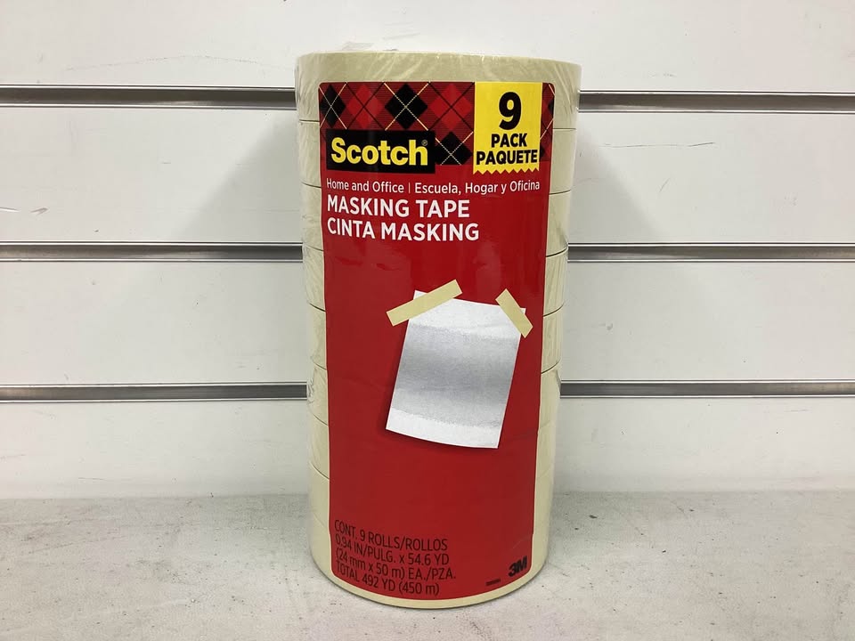 Scotch Masking Tape-9 Pack