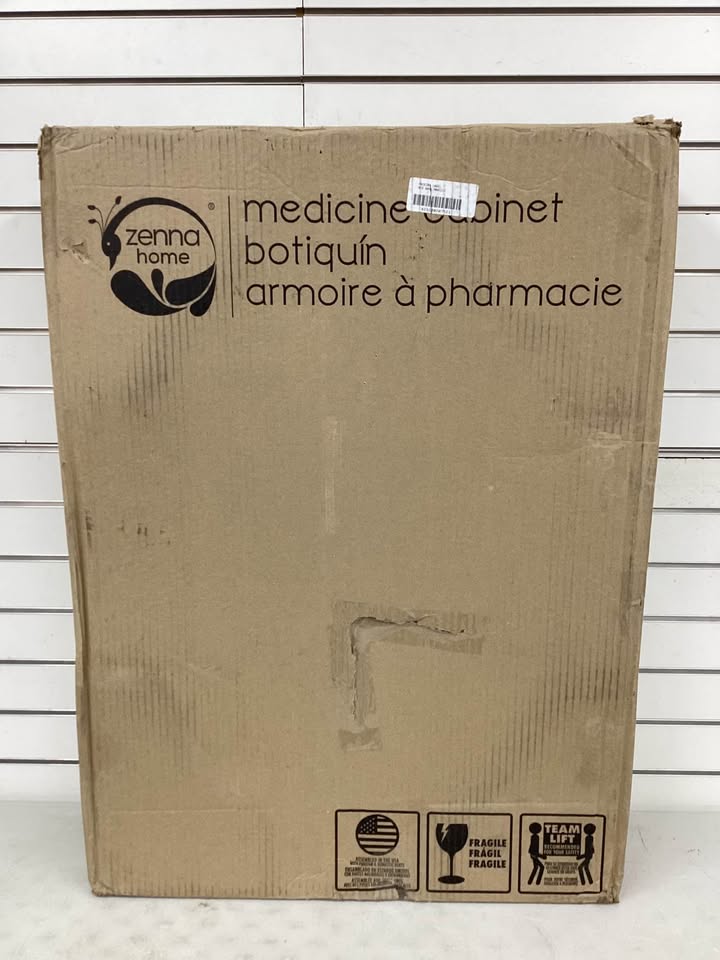 Zenna Home Oval Medicine Cabinet