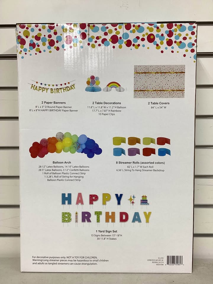 Birthday Party Decorating Kit