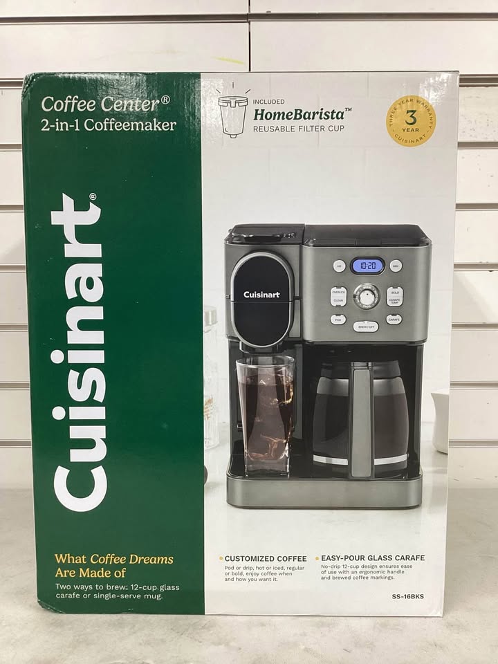 Cuisinart Coffee Center 2-IN-1 Coffee Maker