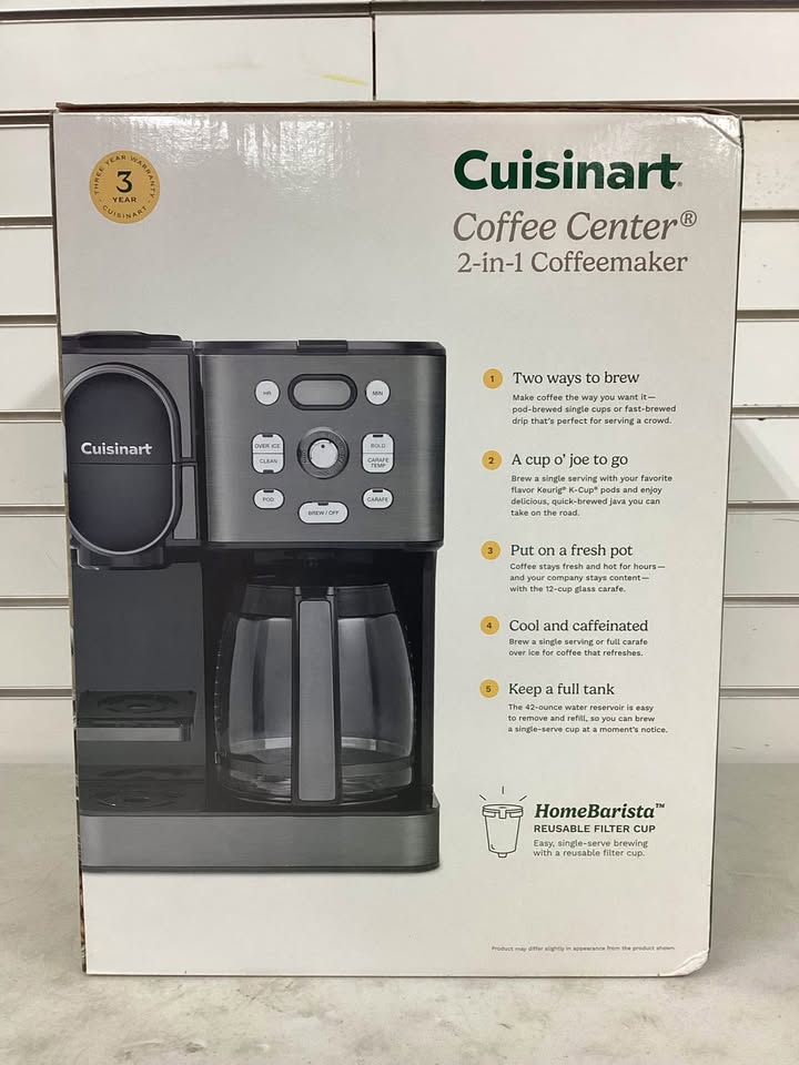 Cuisinart Coffee Center 2-IN-1 Coffee Maker
