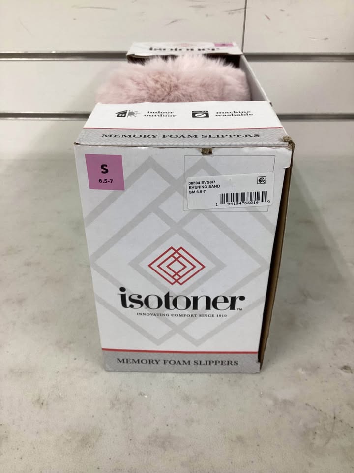 Isotoner Women’s Classic Comfort Hoodback Slipper Size Small