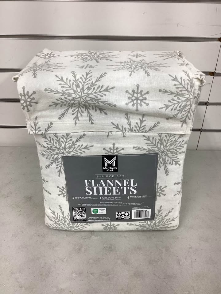 Member's Mark Flannel Sheet Set King Size