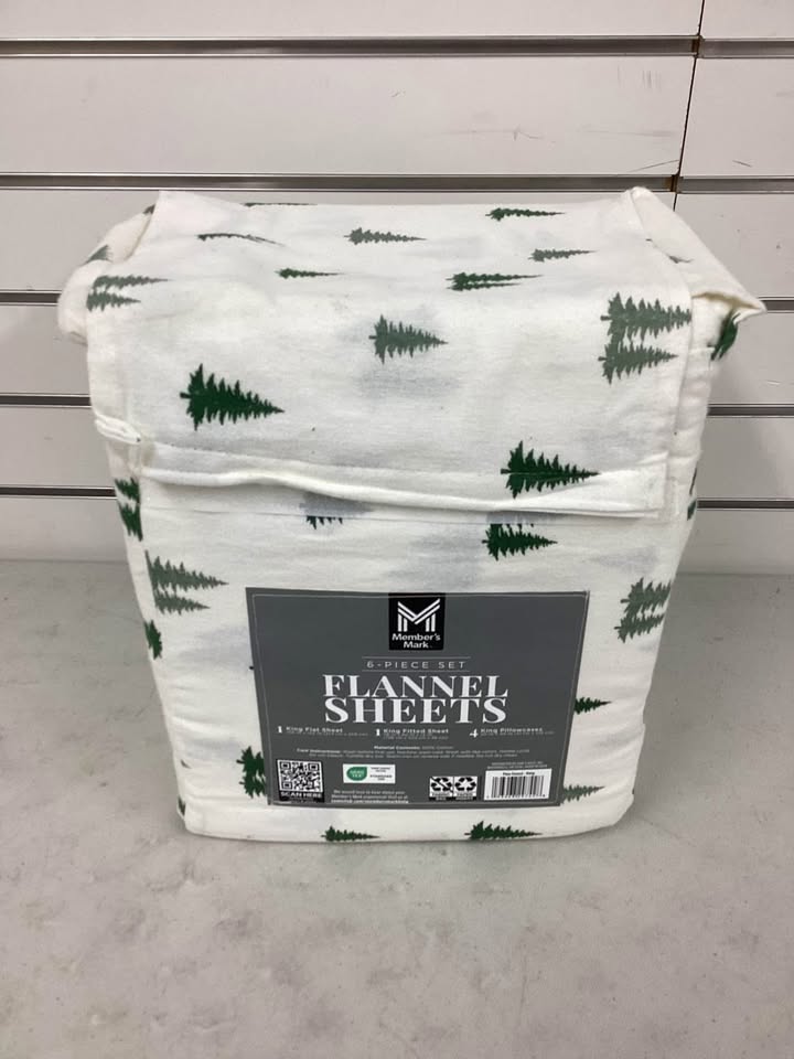 Member's Mark Flannel Sheet Set King Size
