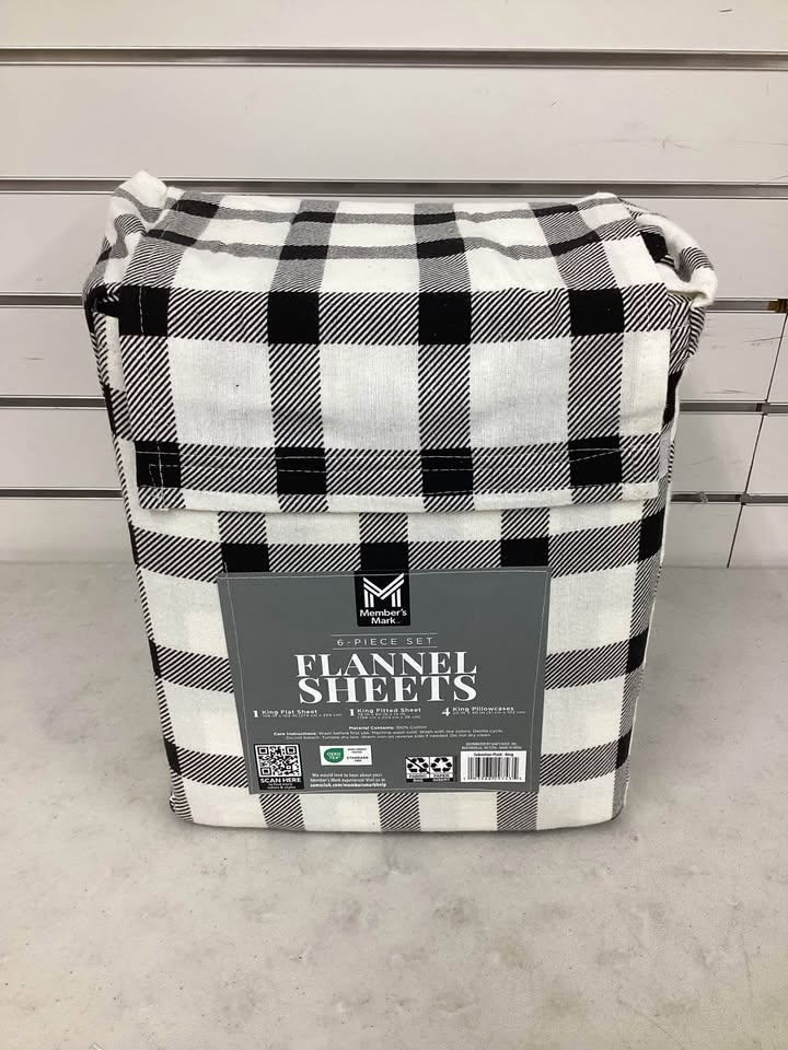 Member's Mark Flannel Sheet Set King Size
