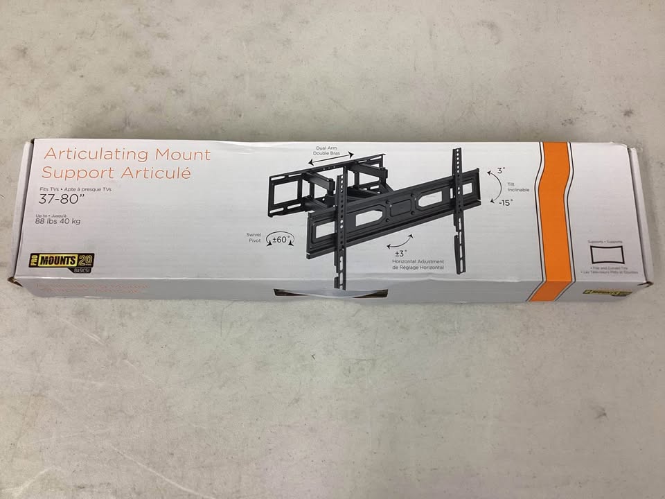ProMounts Articulating Full MotionTV Wall Mount for 37-80 Inch TV Screens