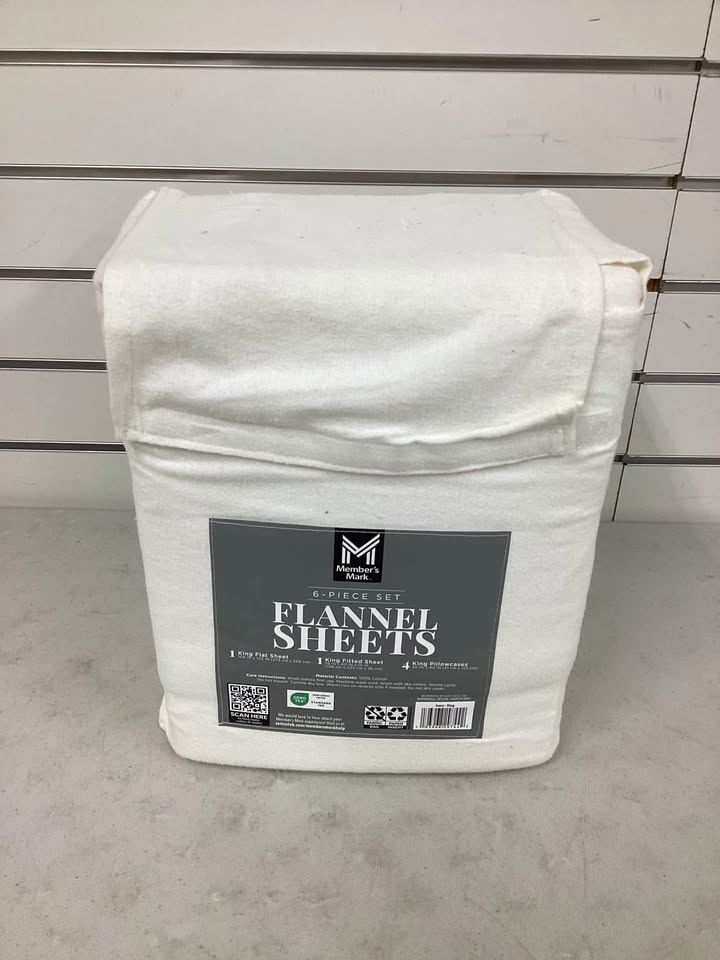 Member's Mark Flannel Sheet Set King Size