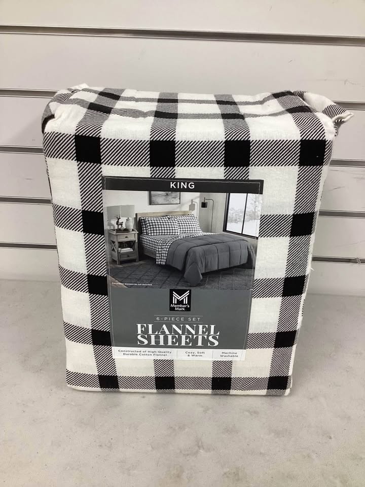Member's Mark Flannel Sheet Set King Size