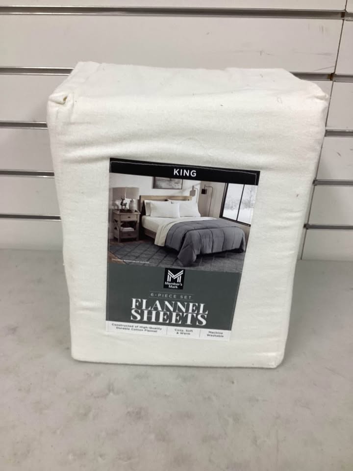 Member's Mark Flannel Sheet Set King Size