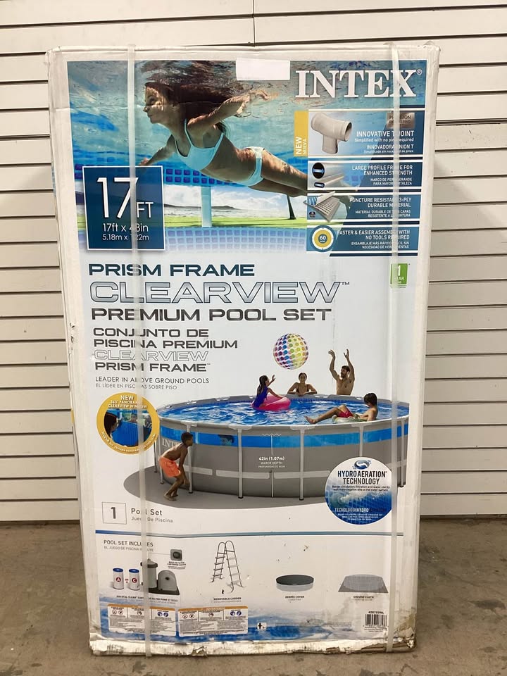 Intex 17' x 48" Swimming Pool Set