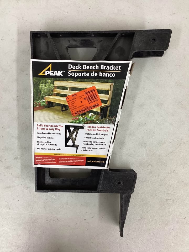 Peak Products Plastic Deck Bench Bracket