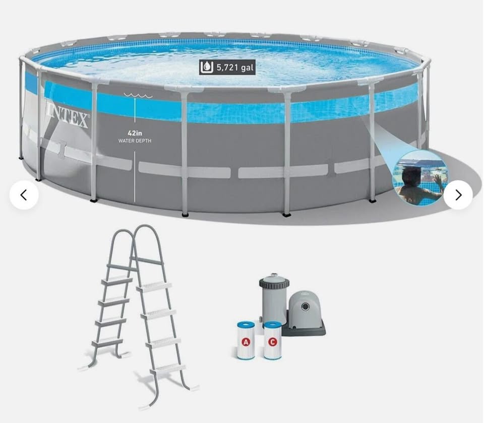 Intex 17' x 48" Swimming Pool Set