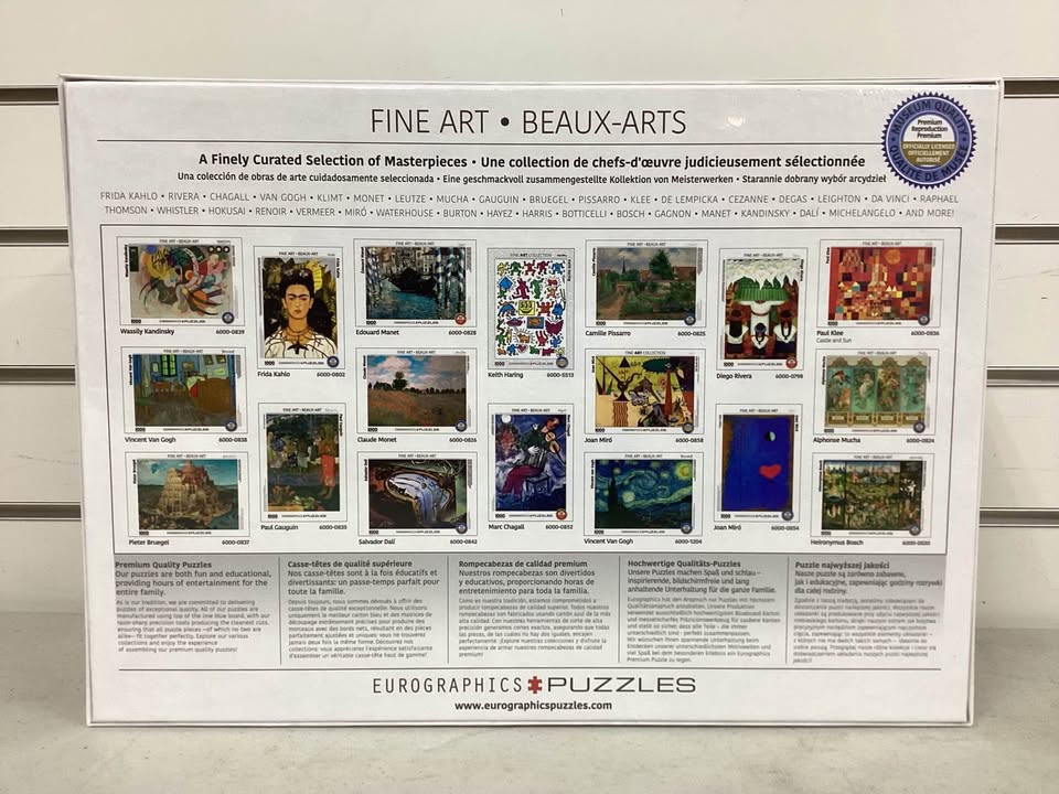 Eurographics Fine Art Masterpiece Puzzle, 1000 Piece