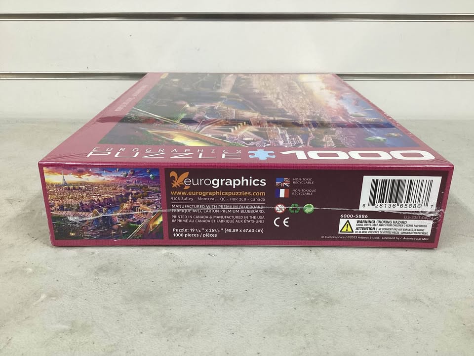 Eurographics Paris Rooftop 1000 Piece Puzzle