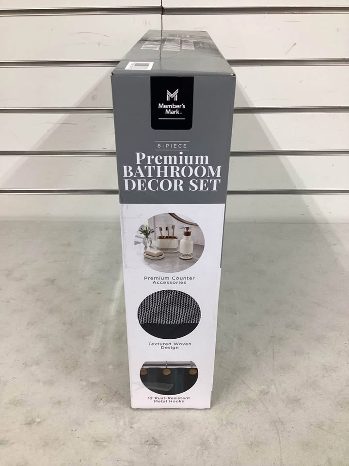 Member's Mark 6-Piece Premium Bath Set Dark Teal