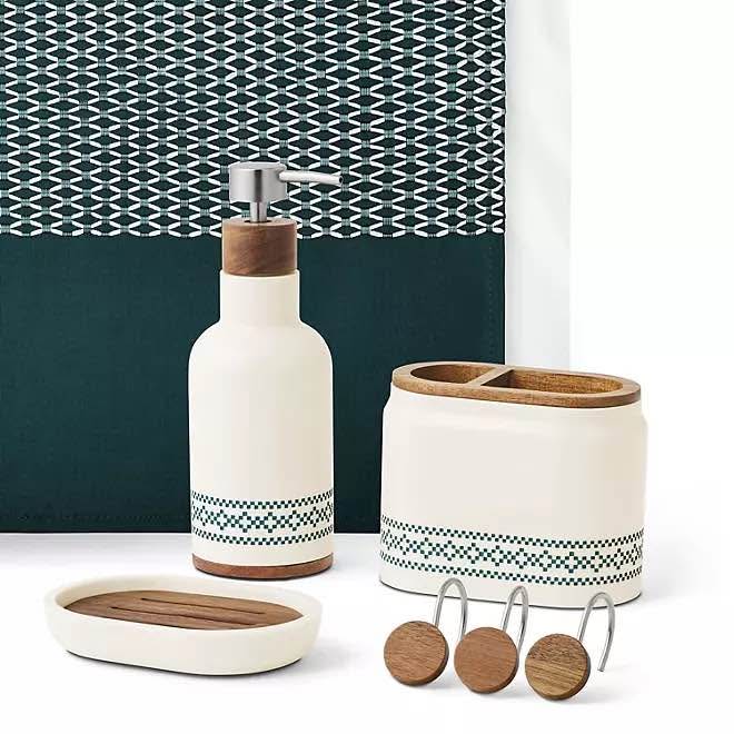 Member's Mark 6-Piece Premium Bath Set Dark Teal