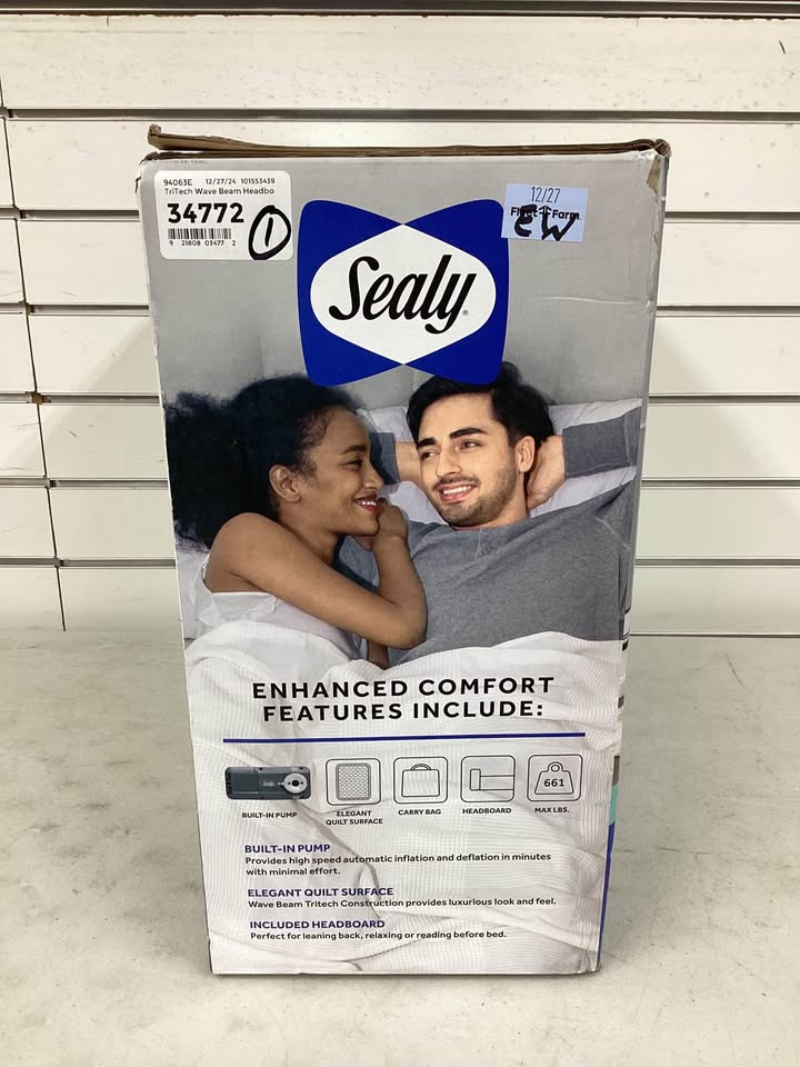 SEALY: Tritech Queen Air Mattress with Built-in AC Pump