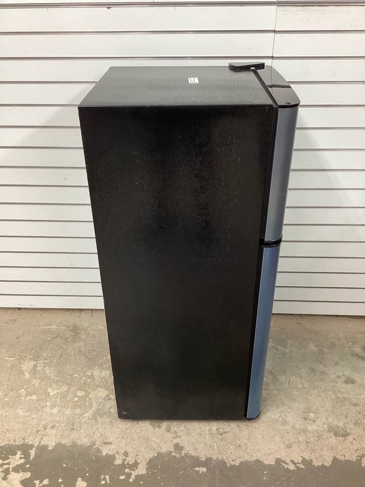 Frigidaire 4.5 cu. ft 2 Door Mini Fridge in Chrome Trim and Platinum Design