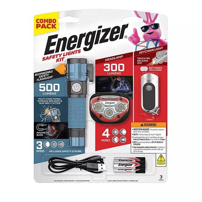 Energizer 3-Piece Safety Light Set