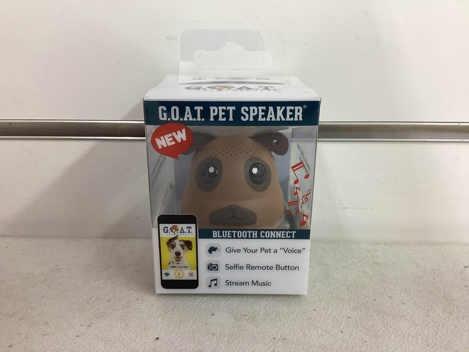 G.O.A.T. Bluetooth Pet Speaker - “Brown Dog”