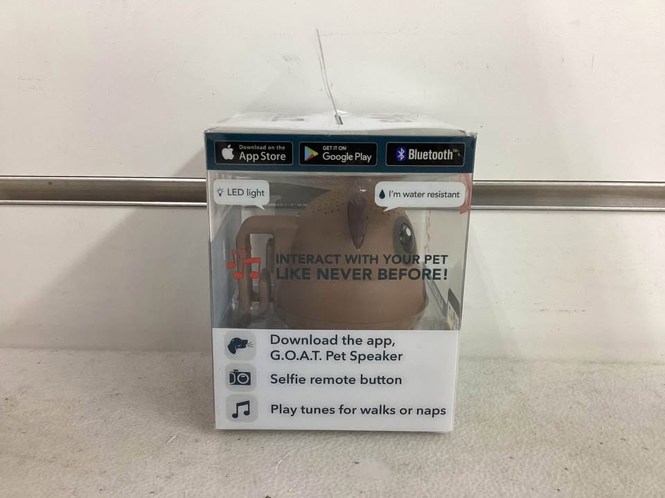 G.O.A.T. Bluetooth Pet Speaker - “Brown Dog”