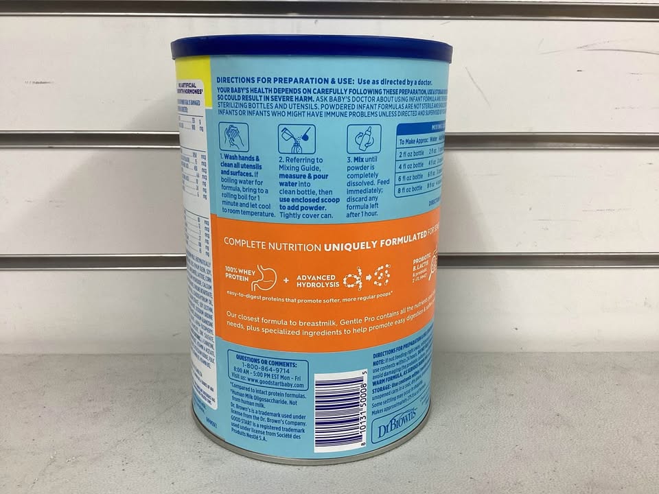 Dr. Browns, Good Start GentlePro Infant Formula with Iron, 38 oz.