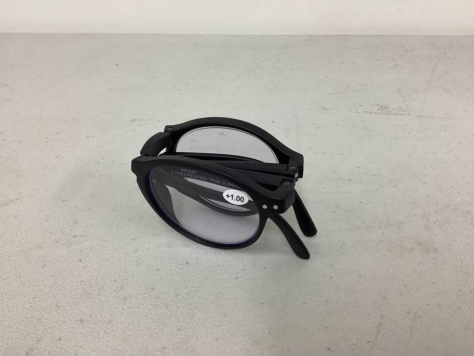 Medic Therapeutics Foldable Reading Glasses w/ Case +1.00