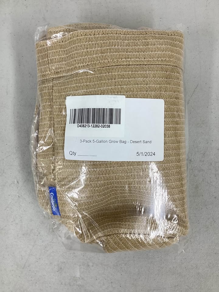 Coolaroo 5 Gal. Fabric Grow Bags with Handles (3 Pack)