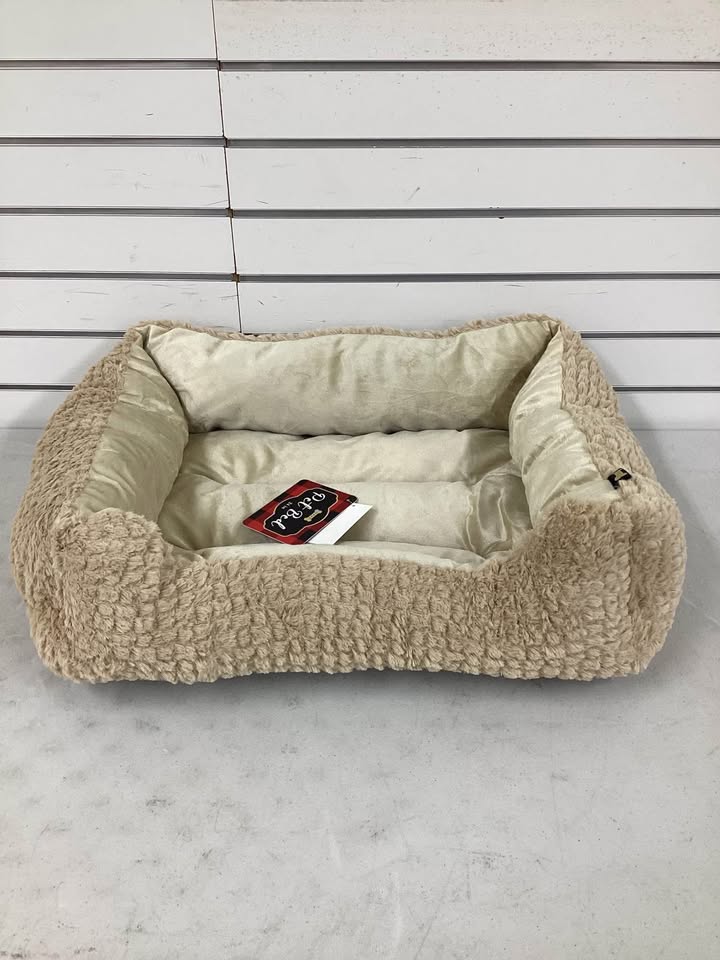 Woof Plush Textured Pet Bed