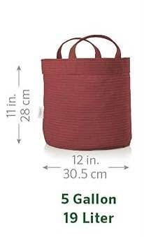 Coolaroo 2-Pack 5 Gallon Grow Planter Bags