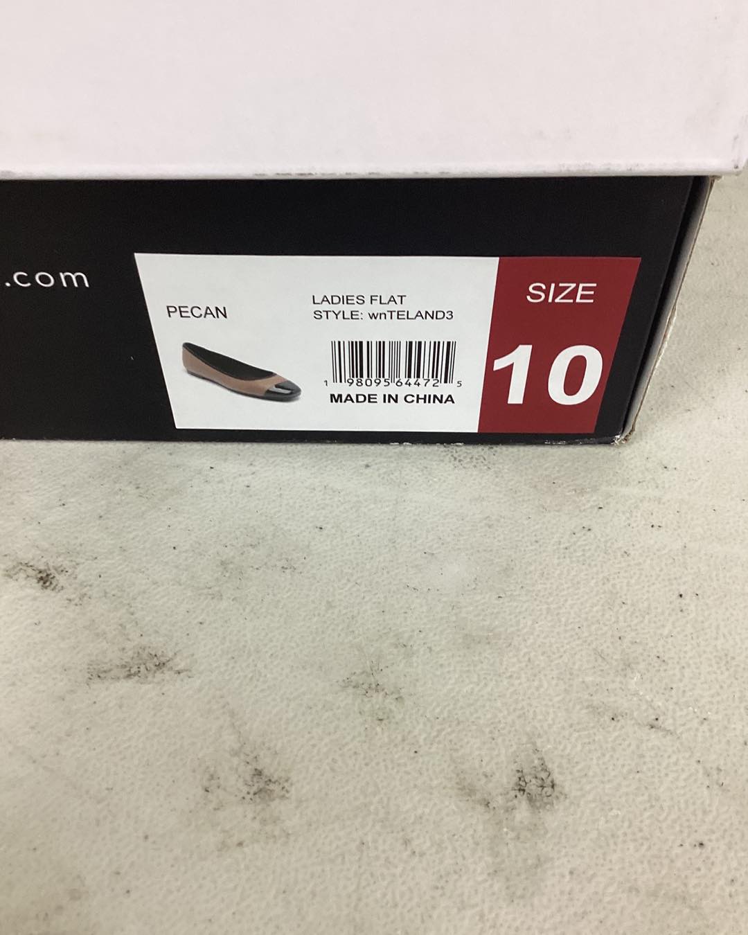 Nine West Teland Women's Captoe Ballet Flat Size 10