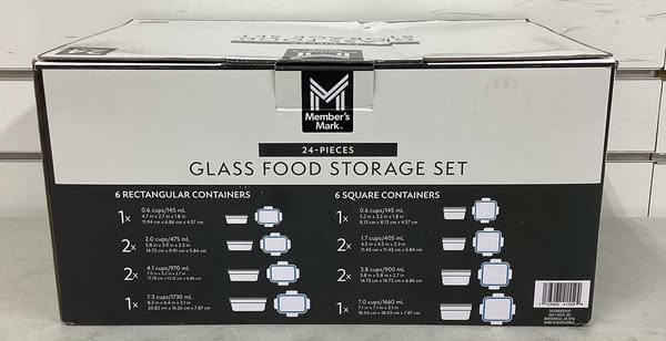 Member's Mark 24-Piece Glass Food Storage Set By Glasslock