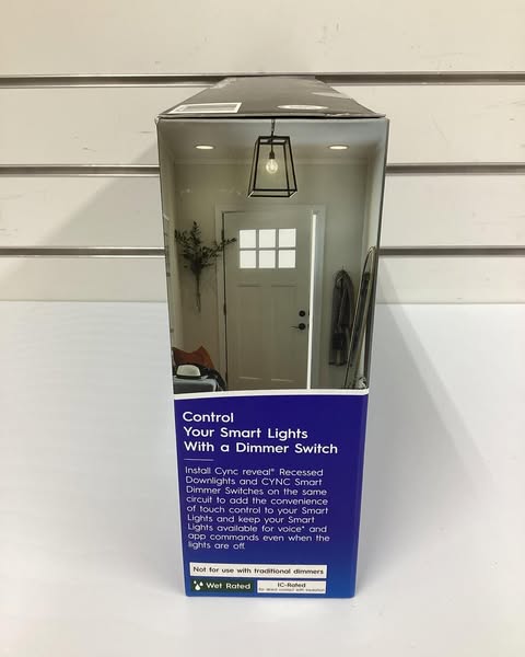 Cync Full Color Smart Recessed Can Retrofit 2 pk.