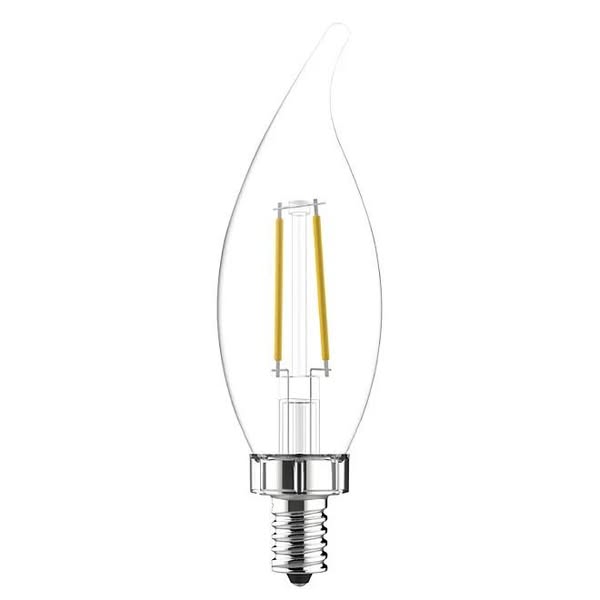GE Refresh HD Daylight 40W Eqv. LED Decorative Small Base Light Bulbs 6pk