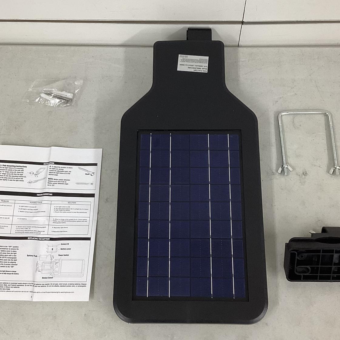 Westinghouse 4000 Lumen Motion Activated Solar LED Area Light