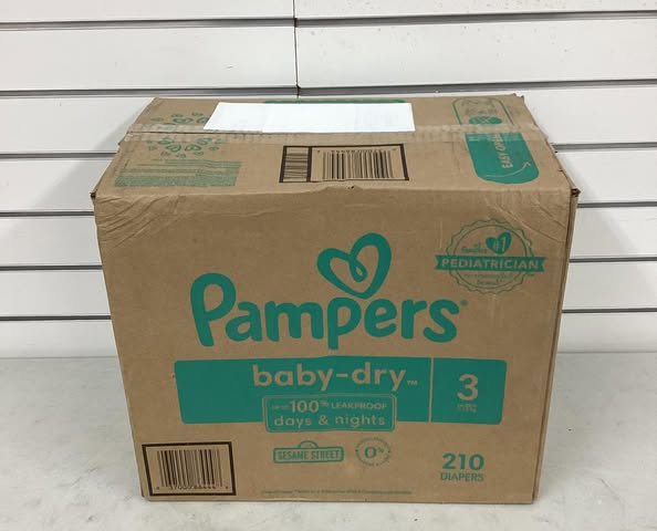 Pampers Baby Dry Baby Diapers Size 3, 210 Count
