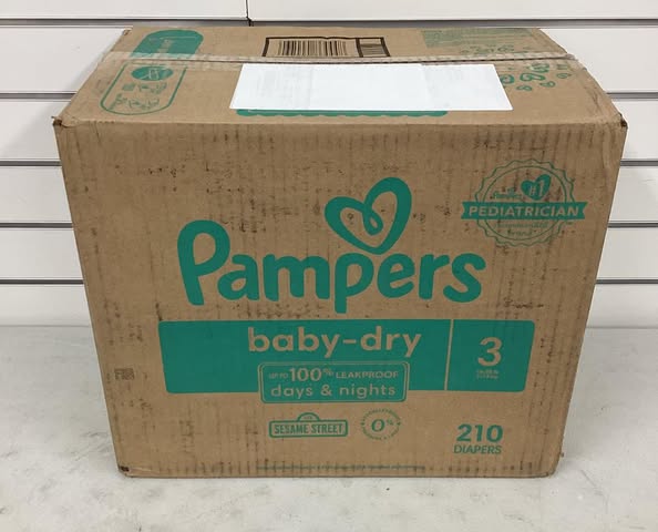 Pampers Baby Dry Baby Diapers Size 3, 210 Count
